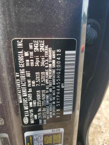 2017 KIA SORENTO EX 5XYPH4A55HG200418