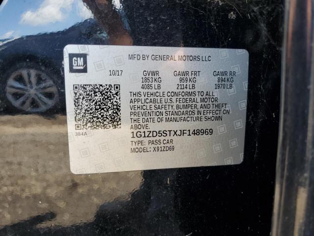 2018 CHEVROLET MALIBU LT - 1G1ZD5STXJF148969