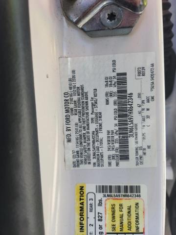 2017 LINCOLN MKZ PREMIE 3LN6L5A97HR642346