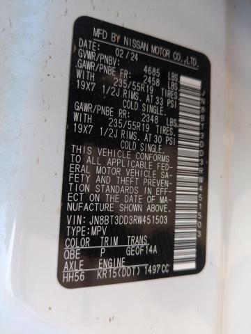 2024 NISSAN ROGUE PLAT JN8BT3DD3RW451503