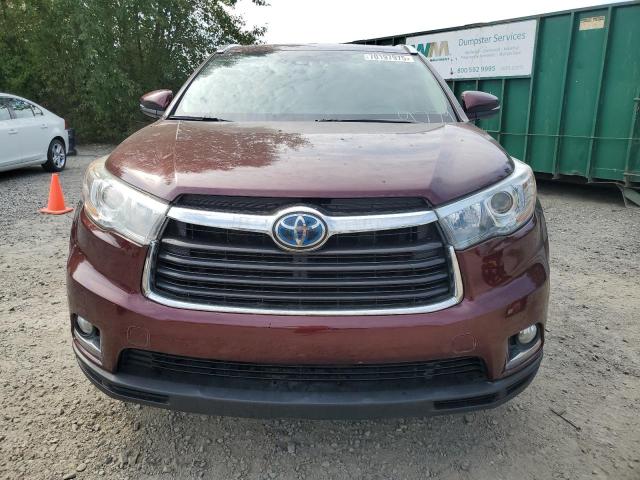 2016 TOYOTA HIGHLANDER HYBRID LIMITED 5TDDCRFH2GS014774