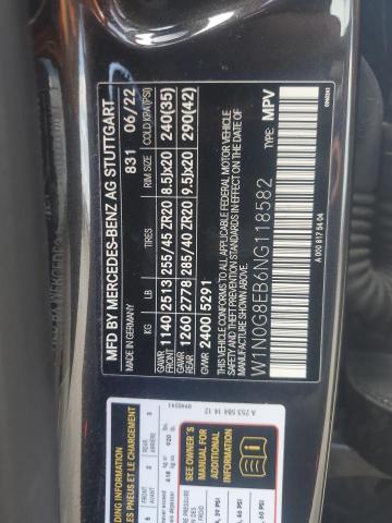 2022 MERCEDES-BENZ GLC 300 4M W1N0G8EB6NG118582