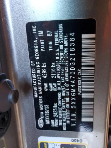 2013 KIA OPTIMA LX - 5XXGM4A70DG218384