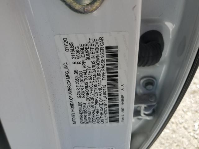 2020 HONDA ACCORD LX - 1HGCV1F11LA102475