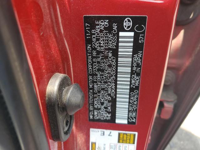 2017 TOYOTA PRIUS PRIM JTDKARFP3H3060847