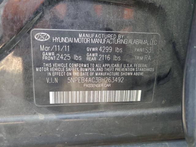 2011 HYUNDAI SONATA GLS - 5NPEB4AC3BH263492
