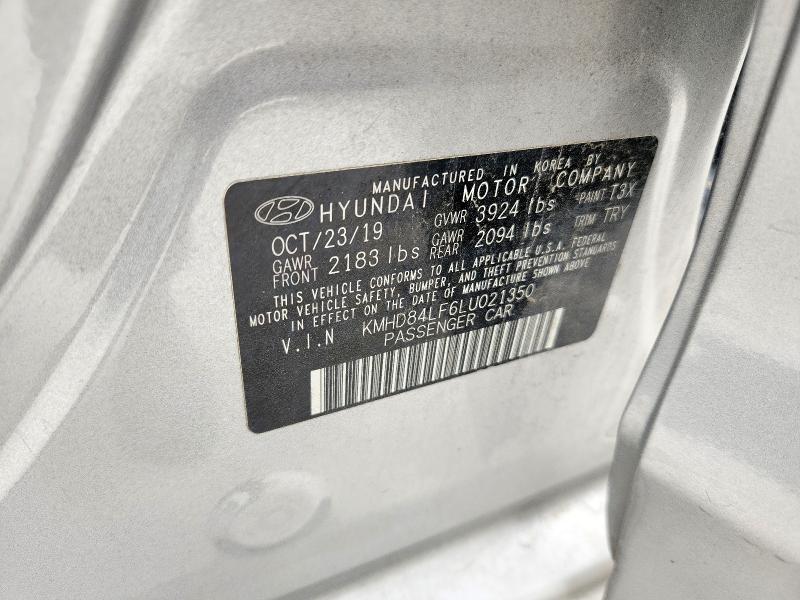 2020 HYUNDAI ELANTRA SE - KMHD84LF6LU021350