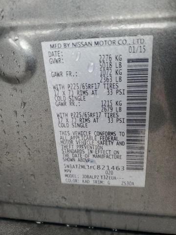 2015 NISSAN ROGUE S - 5N1AT2ML3FC821463