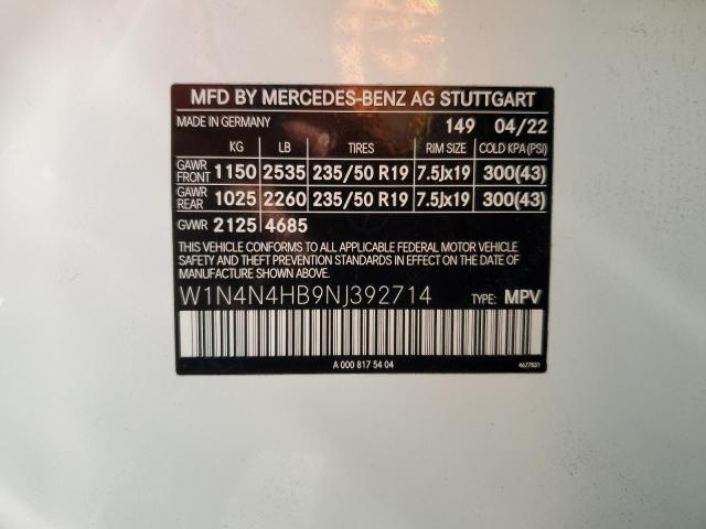 2022 MERCEDES-BENZ GLA 250 4M - W1N4N4HB9NJ392714
