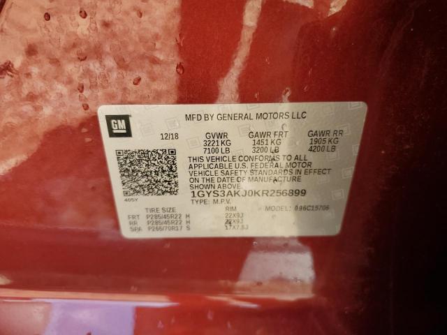 2019 CADILLAC ESCALADE 1GYS3AKJ0KR256899