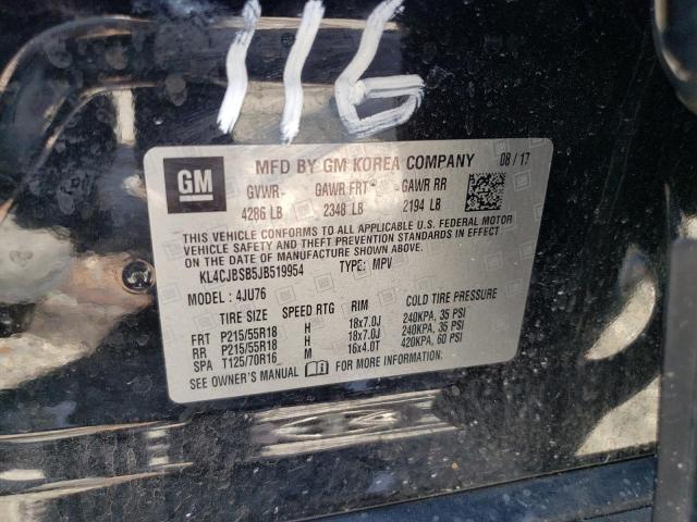 2018 BUICK ENCORE PRE KL4CJBSB5JB519954