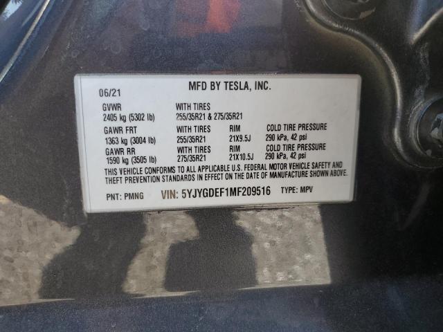 2021 TESLA MODEL Y #3294275916