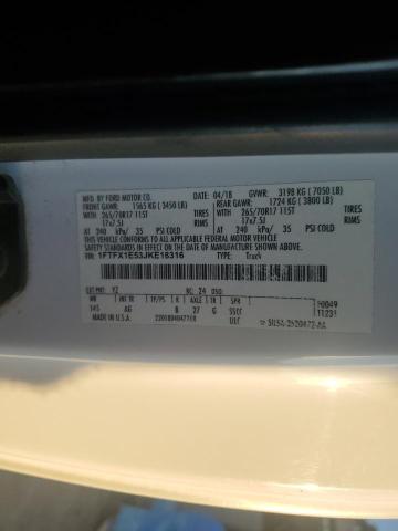 2018 FORD F150 SUPER - 1FTFX1E53JKE18316