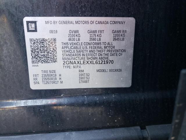 2020 CHEVROLET EQUINOX LT - 2GNAXLEXXL6121970