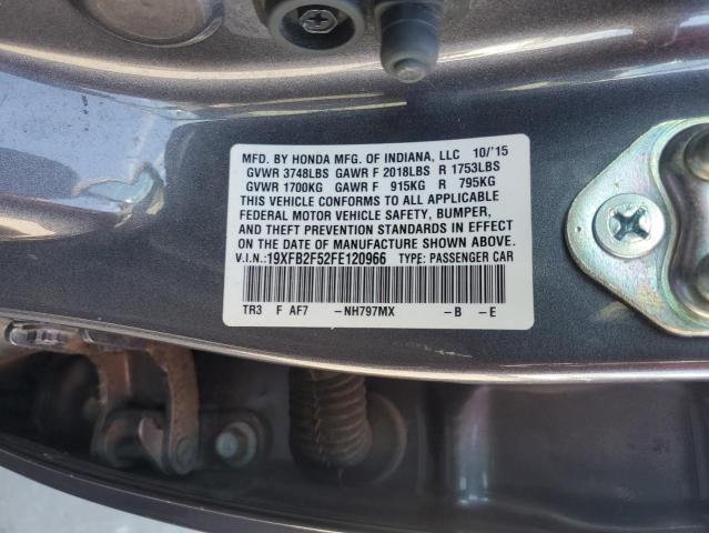 2015 HONDA CIVIC LX 19XFB2F52FE120966