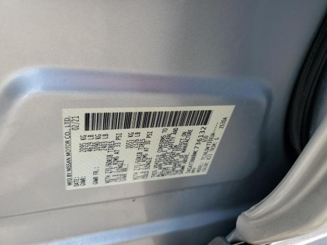 2021 NISSAN ROGUE SV 5N1AT3BB8MC736132