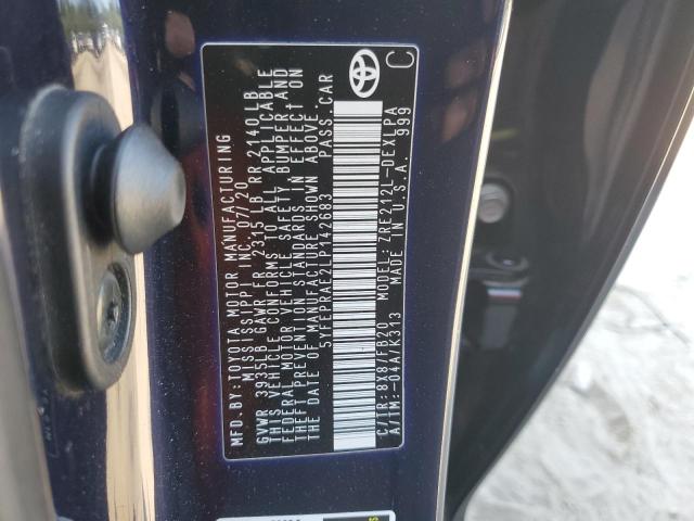 2020 TOYOTA COROLLA LE - 5YFEPRAE2LP142683