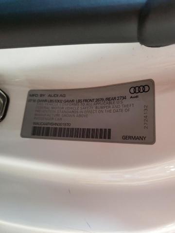 2017 AUDI S5 WAUC4AFH5HN001970