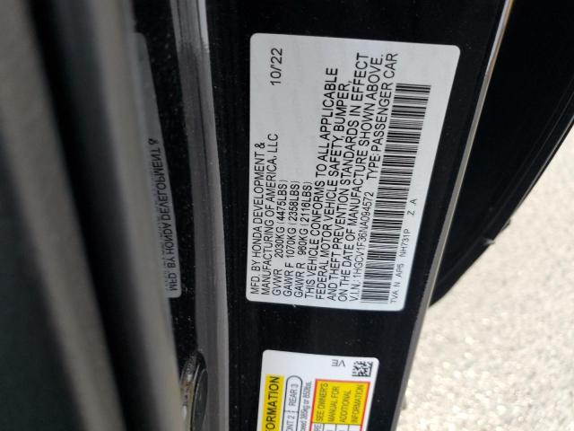 2022 HONDA ACCORD SPO - 1HGCV1F36NA094572