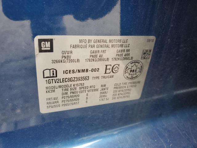 2016 GMC SIERRA K15 1GTV2LEC8GZ393563
