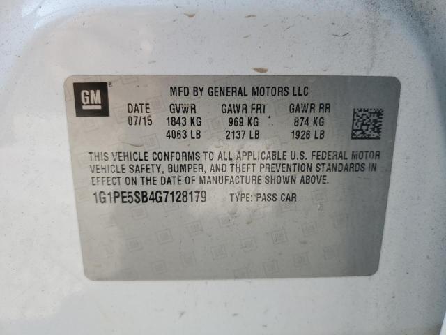 2016 CHEVROLET CRUZE LIMITED LT 1G1PE5SB4G7128179