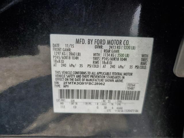 2015 FORD EDGE SE - 2FMTK3G91FBC28962