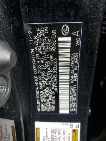 2020 LEXUS UX 250H JTHP9JBH0L2022083