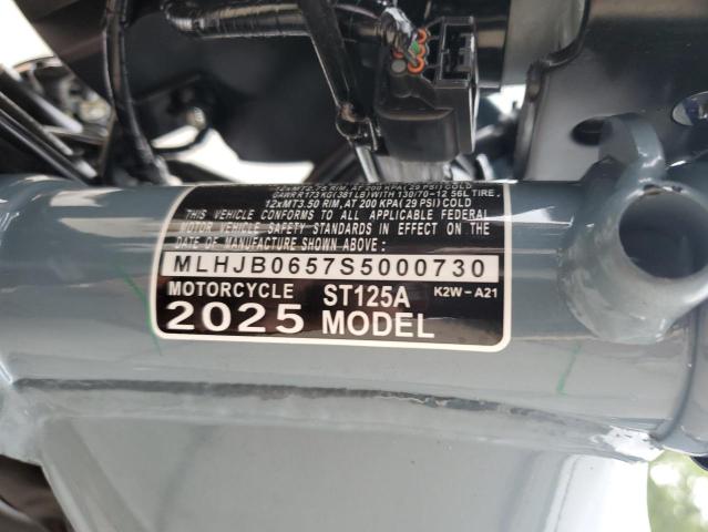 2025 HONDA ST125 A MLHJB0657S5000730