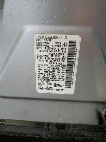 2007 NISSAN MURANO SL #3278608940