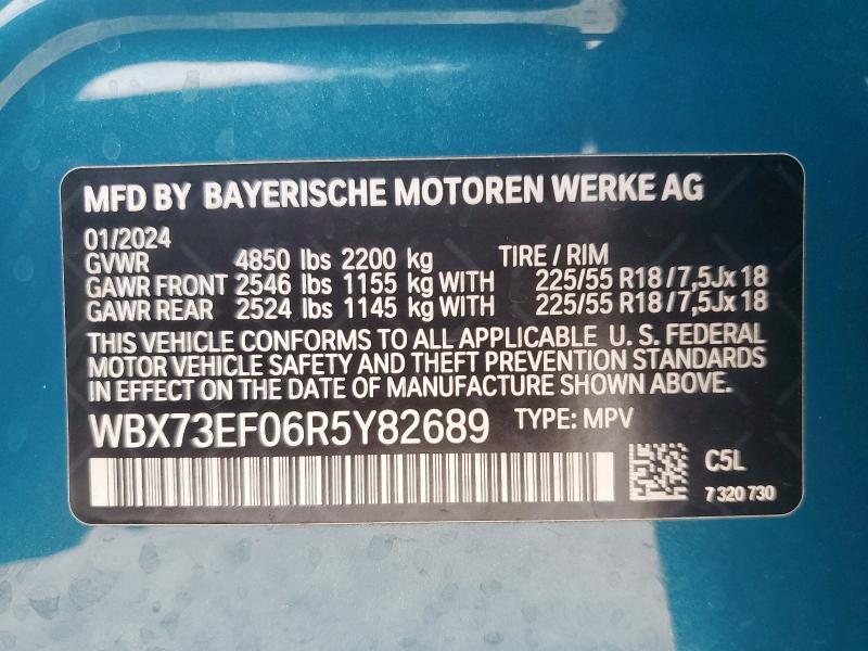2024 BMW X1 XDRIVE28I - WBX73EF06R5Y82689
