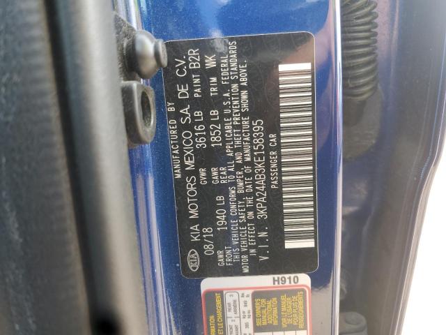 2019 KIA RIO S 3KPA24AB3KE158395