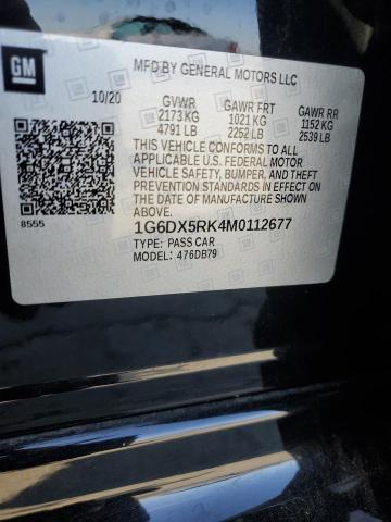 2021 CADILLAC CT5 LUXURY 1G6DX5RK4M0112677