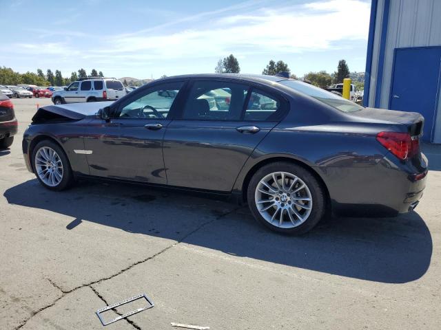 BMW 740 I 2014 gray  gas WBAYA6C59ED826692 photo #3