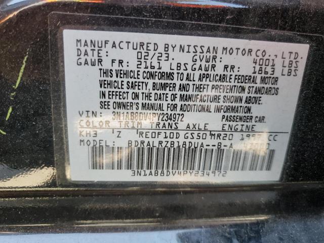 2023 NISSAN SENTRA SR - 3N1AB8DV4PY234972
