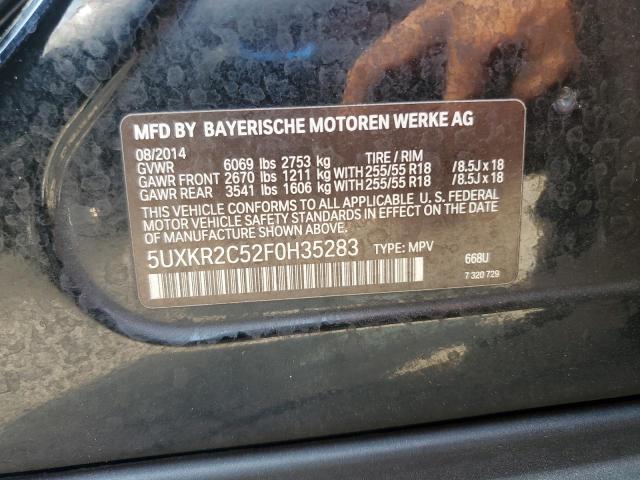 2015 BMW X5 SDRIVE3 5UXKR2C52F0H35283