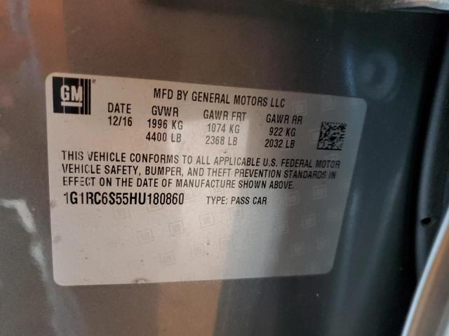 2017 CHEVROLET VOLT LT 1G1RC6S55HU180860