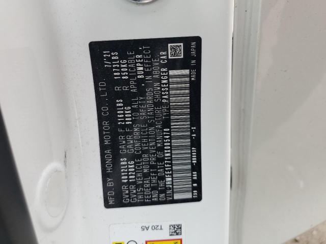 2022 HONDA CIVIC EX JHMFE1F71NX005470