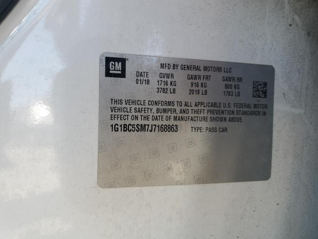 2018 CHEVROLET CRUZE LS 1G1BC5SM7J7168863