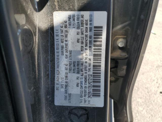 2018 MAZDA 3 TOURING 3MZBN1V38JM272102