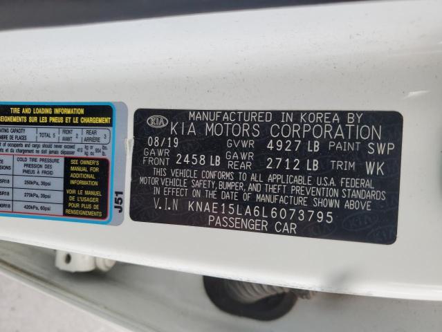 2020 KIA STINGER KNAE15LA6L6073795