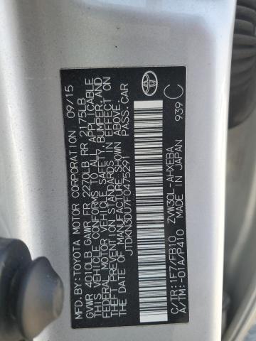 2015 TOYOTA PRIUS - JTDKN3DU7F0475291