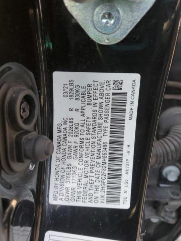 2021 HONDA CIVIC SPOR - 2HGFC2F82MH553486
