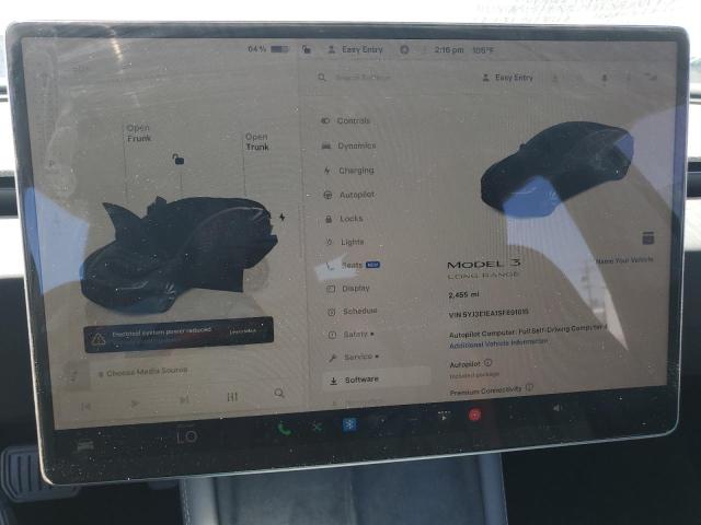 2025 TESLA MODEL 3 5YJ3E1EA1SF891815