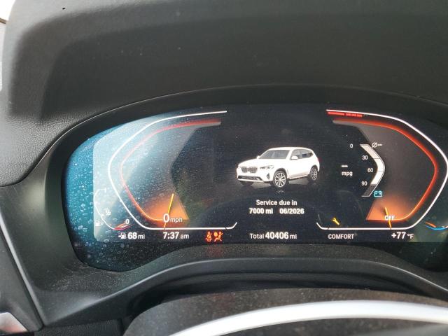 2022 BMW X3 XDRIVE30I 5UX53DP07N9K53926