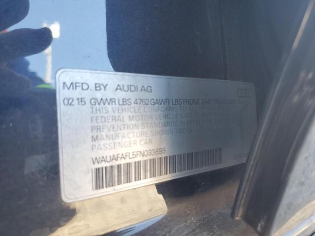 2015 AUDI A4 PREMIUM WAUAFAFL5FN033899