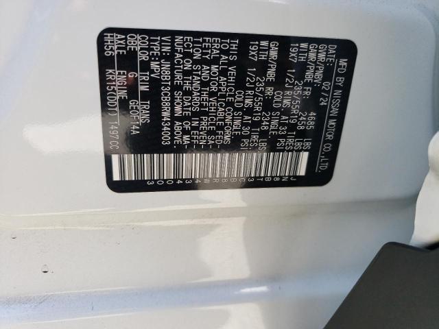 2024 NISSAN ROGUE SL JN8BT3CB8RW434003