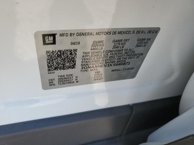 2019 CHEVROLET EQUINOX LS - 3GNAXHEV1KS640871