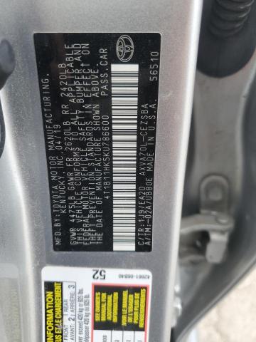 2019 TOYOTA CAMRY L 4T1B11HK5KU786600