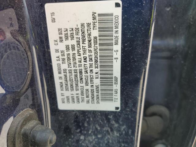 2015 HONDA CR-V LX 3CZRM3H35FG710036