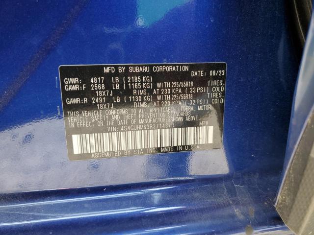 2024 SUBARU CROSSTREK 4S4GUHM63R3714373